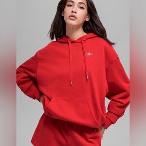 ALO Yoga Unisex Bright Red Accolade Hoodie